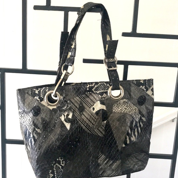Braciano Bags Braciano Multicolored Snakeskin Handbag Poshmark